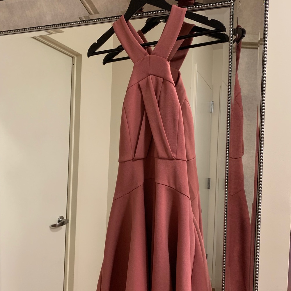 Topshop Mauve Mini Dress